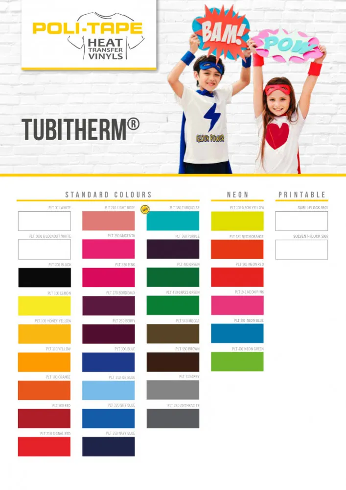 Poli-Tape Tubitherm Flockfolien Bundle